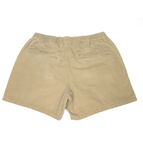 Men's Cotton Cargo Shorts Red Head Sz. 38 Tan Canvas Pockets - Picture 3 of 6